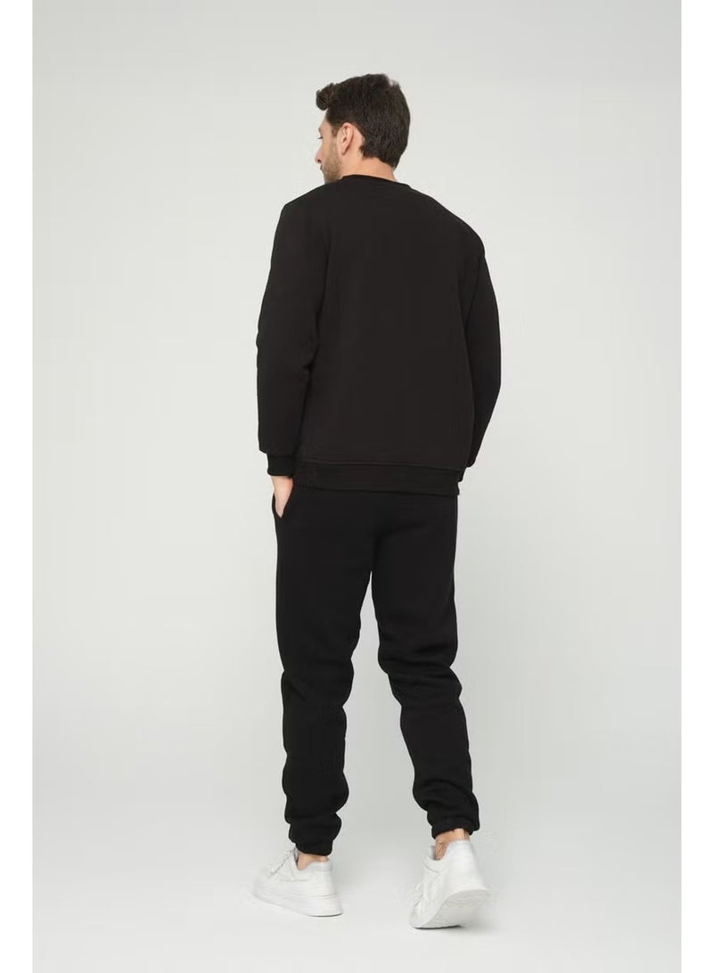 Four Man Konforset Sweatshirt and Jogger Sweatpants Double Set - Image 3